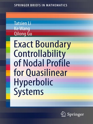 cover image of Exact Boundary Controllability of Nodal Profile for Quasilinear Hyperbolic Systems
